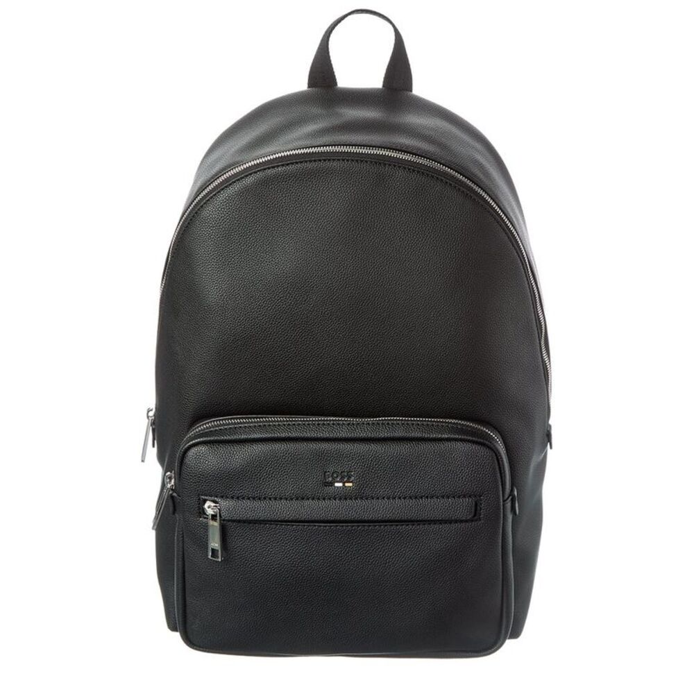 Hugo Boss Ray Leather Backpack, Black